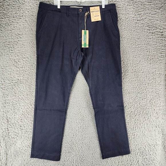 Tailor Vintage Pants Mens 38x32 Blue Stretch High Rise Classic Fit *NWT*